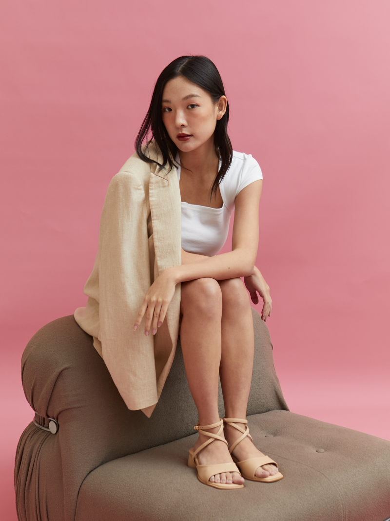 CHLOE SANDAL/SLIDES (Sand)