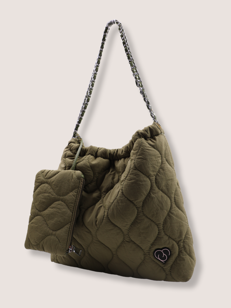 Jemma Drawstring Bag (Army Green)