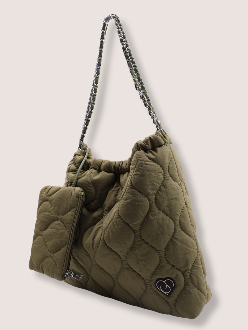 Jemma Drawstring Bag (Army Green)