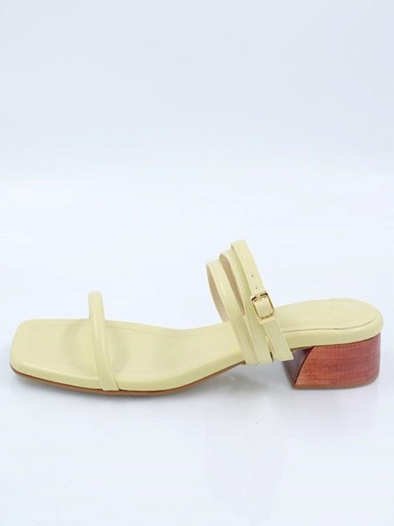 KARA Sandals Buttercream