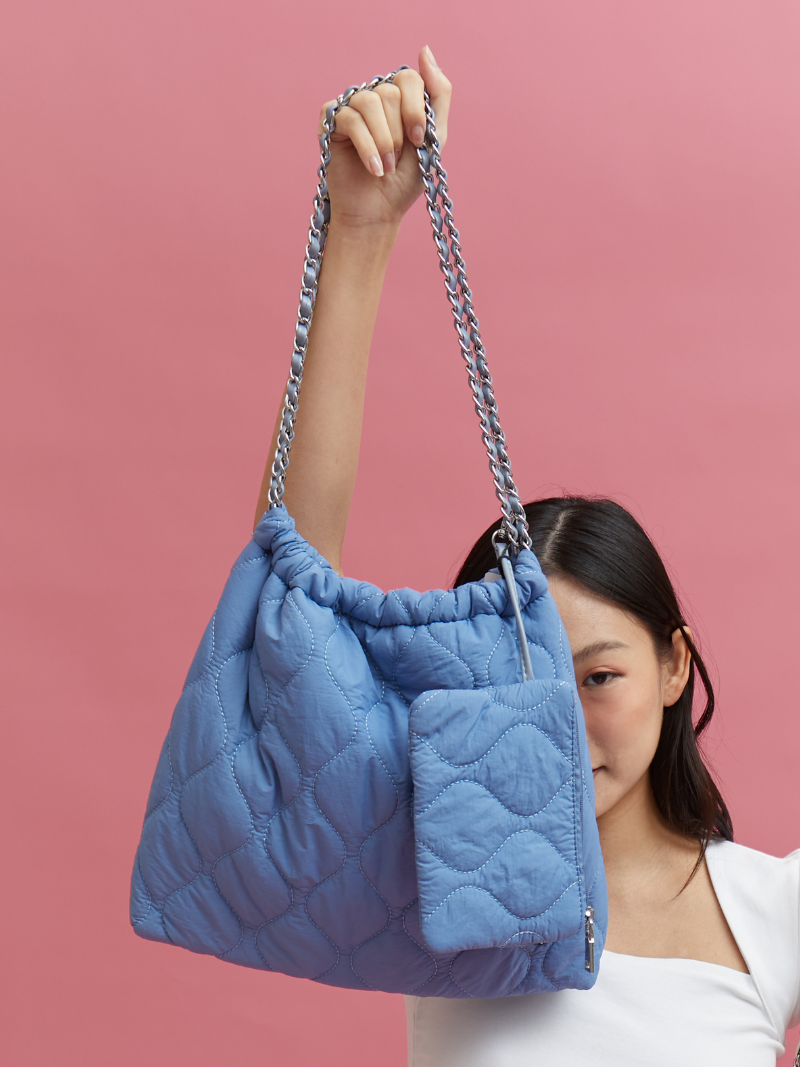 Jemma Drawstring Bag (Denim Blue)