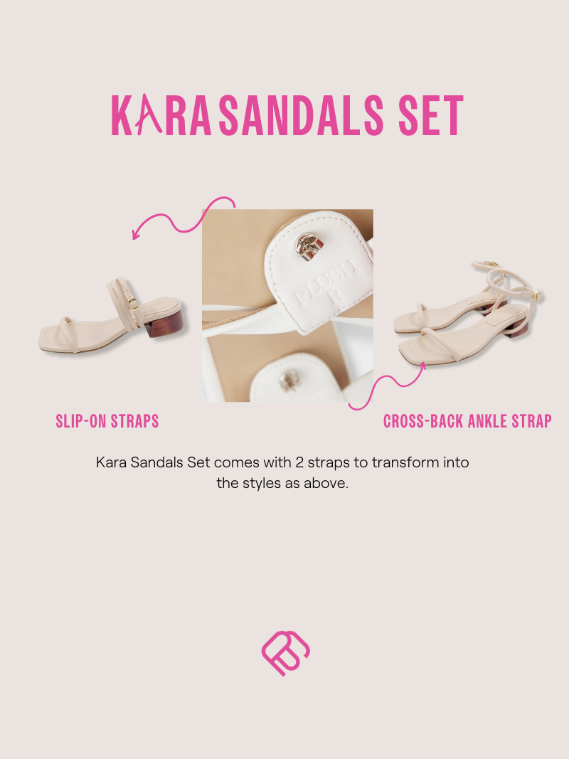Straps Changing for Kara Sandals/ Slide-ons Guide