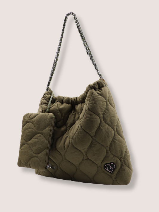 Jemma Drawstring Bag (Army Green)