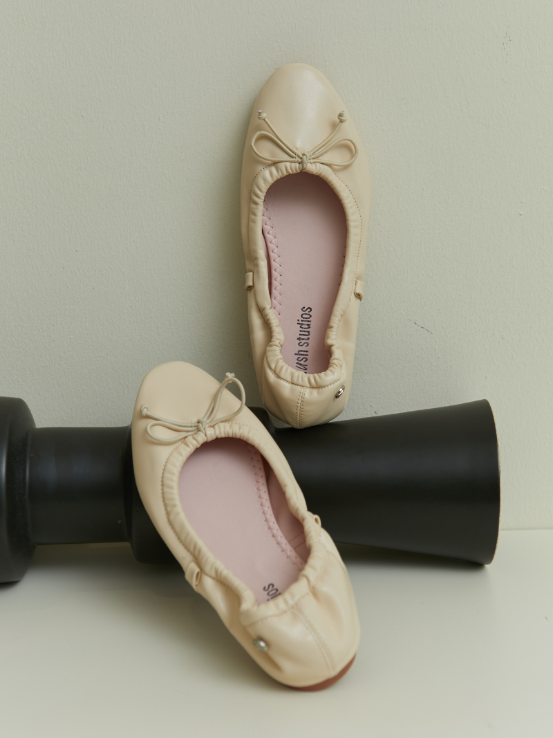 Stella Ballet Flats (Cream)