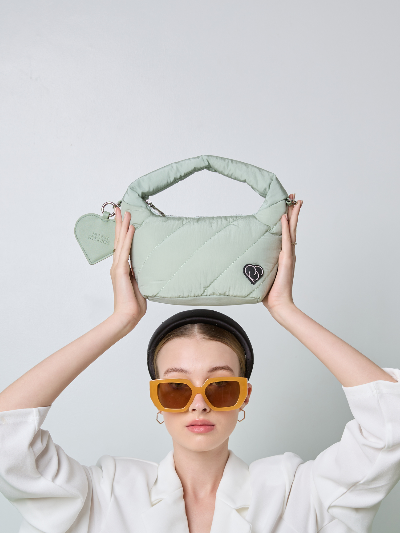 Sage cushion bag